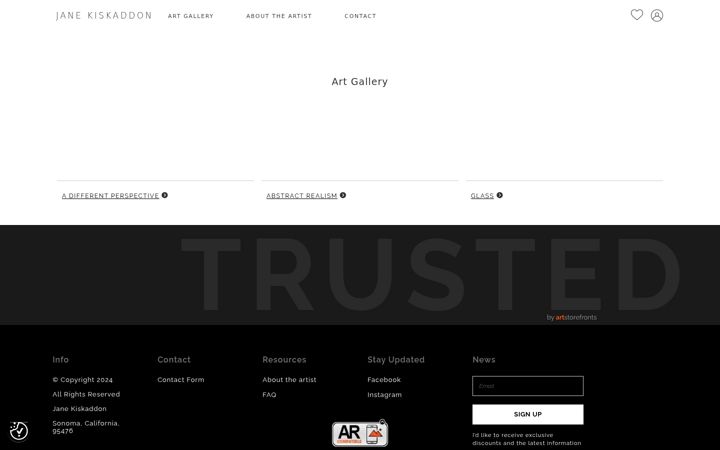 Screenshot of janekiskaddon.com
