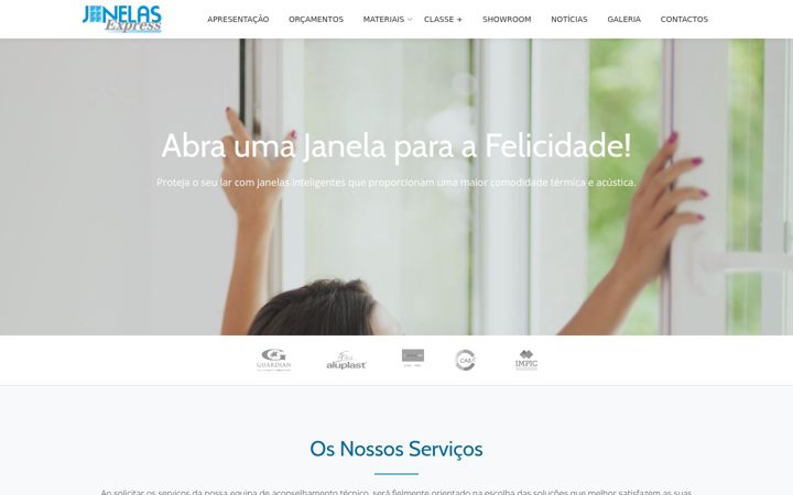 Screenshot of janelasexpress.pt