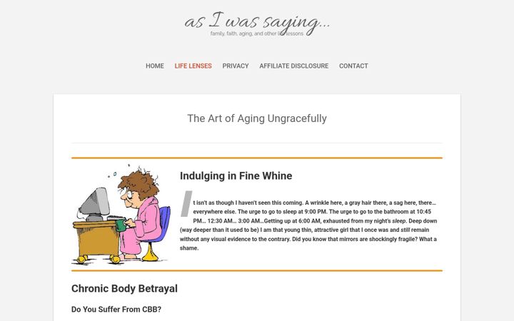 Screenshot of janelgelien.com