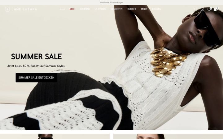Screenshot of janelushka.ch