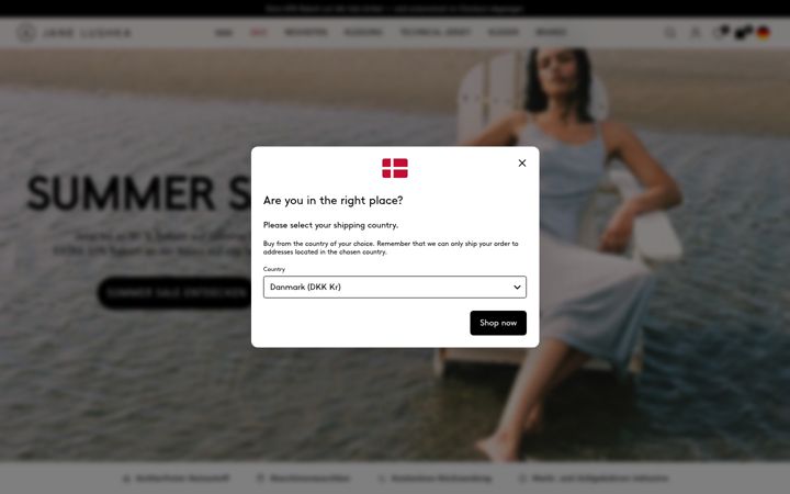 Screenshot of janelushka.de