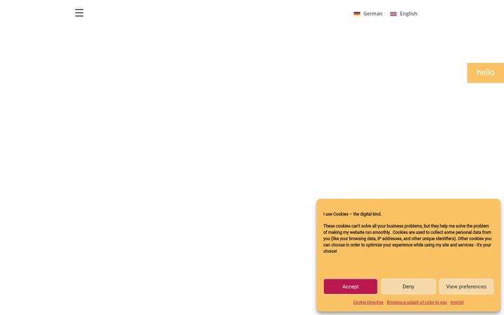 Screenshot of janephelan.com
