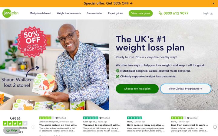 Screenshot of janeplan.com