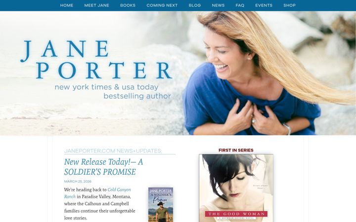 Screenshot of janeporter.com