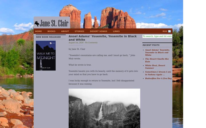 Screenshot of janestclair.net