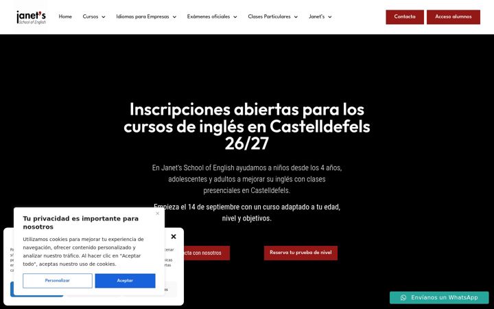 Screenshot of janets.es
