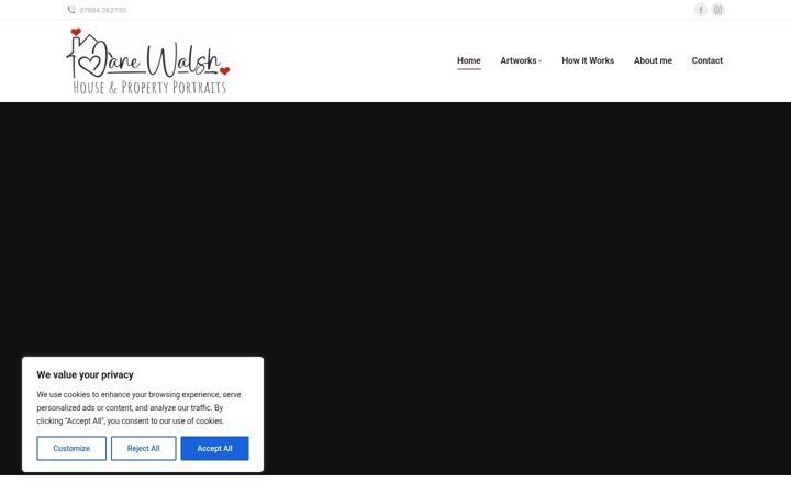 Screenshot of janewalshhouseandpropertyportraits.co.uk