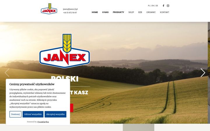 Screenshot of janex-jl.pl