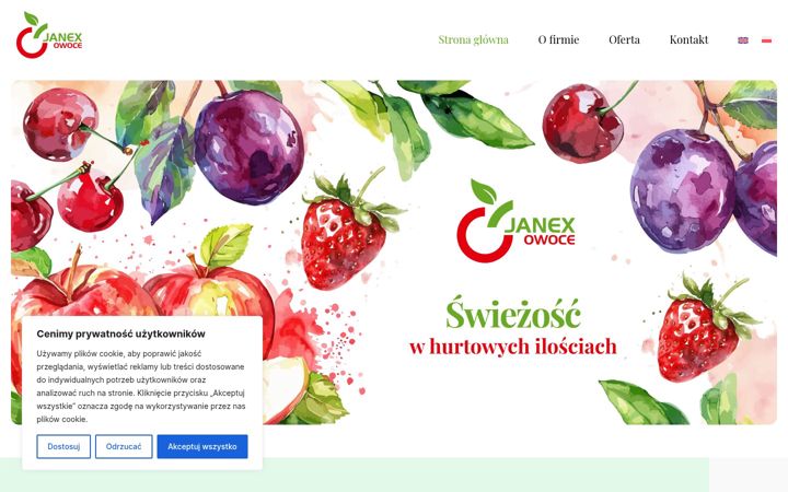 Screenshot of janexowoce.pl