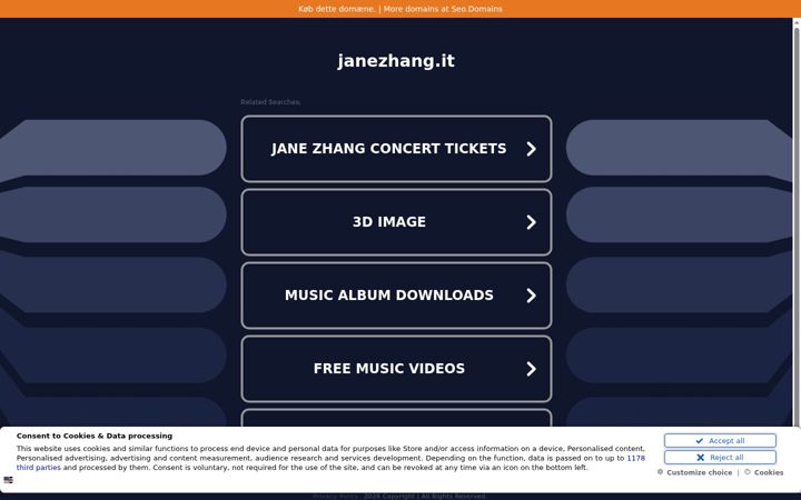Screenshot of janezhang.it
