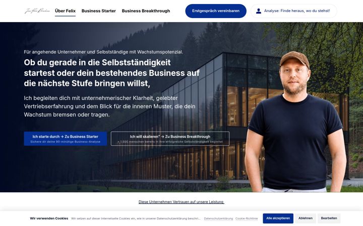 Screenshot of janfelixdrachau.com