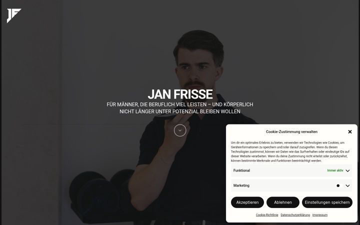 Screenshot of janfrisse.de