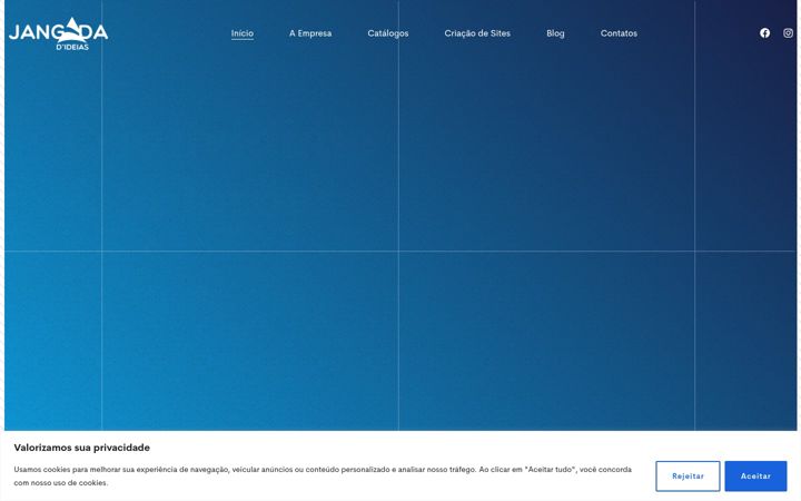 Screenshot of jangada-dideias.pt