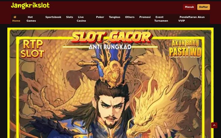 Screenshot of jangkrikslot.com