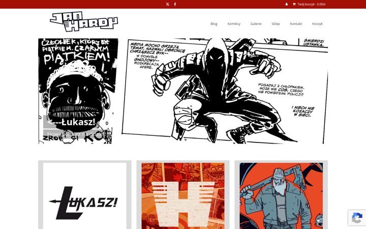 Screenshot of janhardy.pl