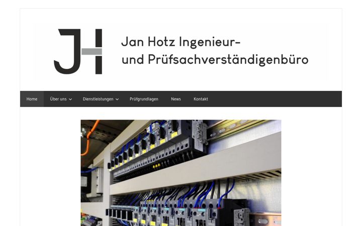 Screenshot of janhotz.de