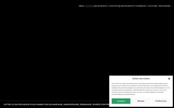 Screenshot of jani-music.fr