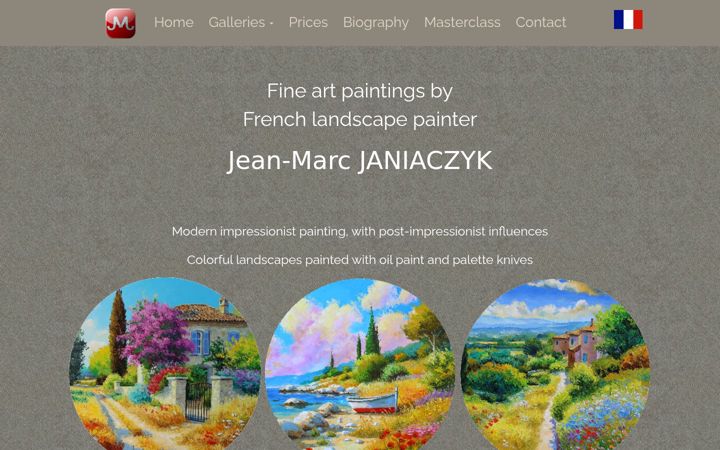 Screenshot of janiaczyk.fr