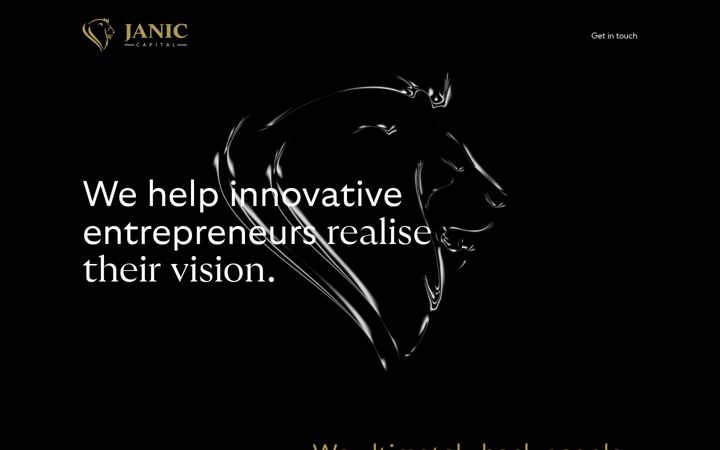 Screenshot of janiccapital.com
