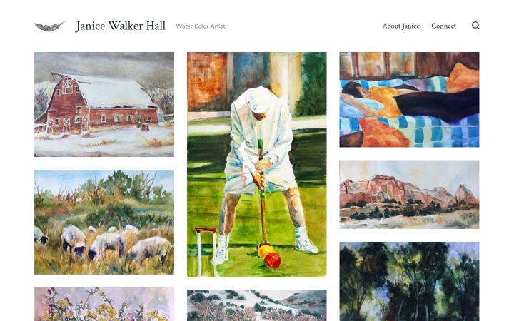 Screenshot of janicewalkerhall.com