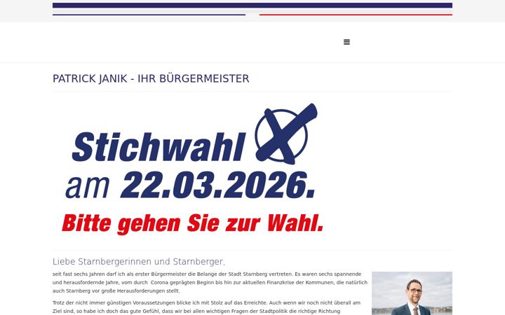 Screenshot of janik-fuer-starnberg.de
