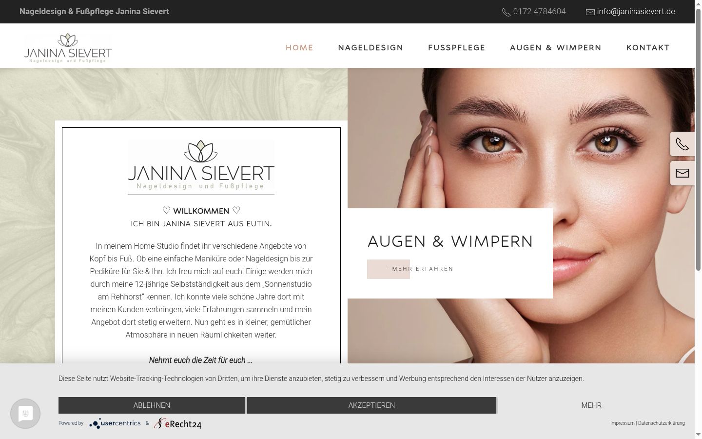 Screenshot tal-banner tal-kunsens muri qabel kwalunkwe interazzjoni