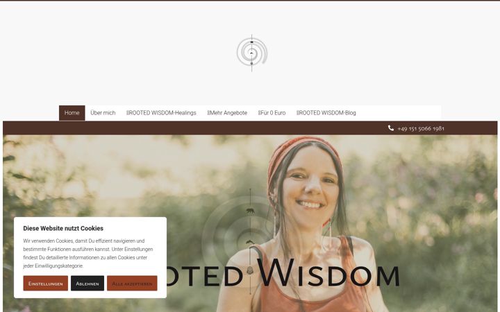Screenshot of janine-neumann.de
