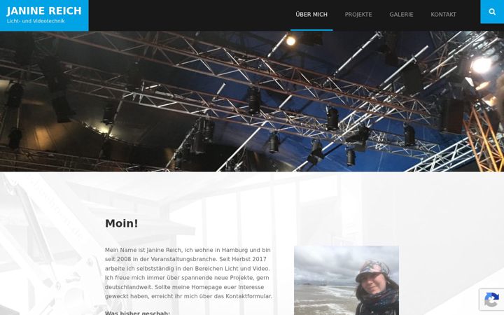 Screenshot of janine-reich.com