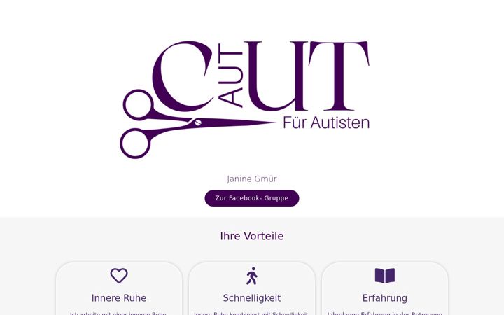 Screenshot of janinegmuer.com