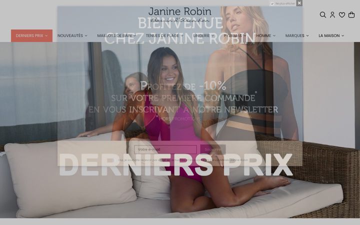 Screenshot of janinerobin.com