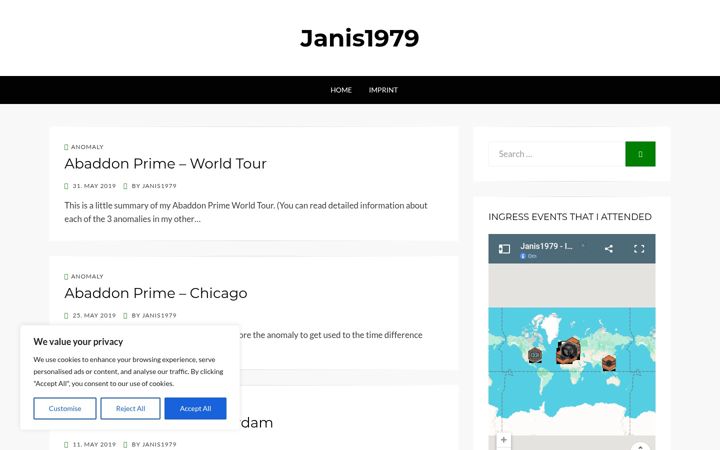 Screenshot of janis1979.de