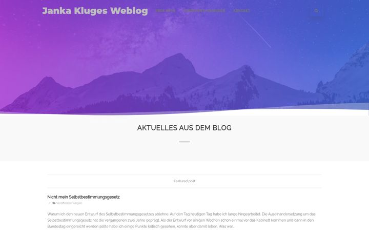 Screenshot of janka-kluge.de