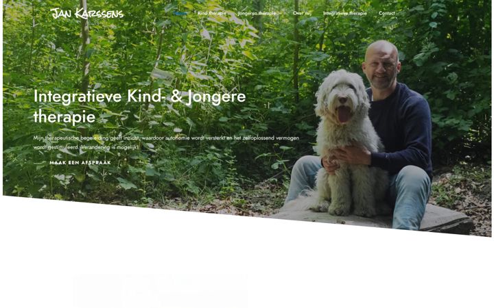 Screenshot of jankarssens.nl