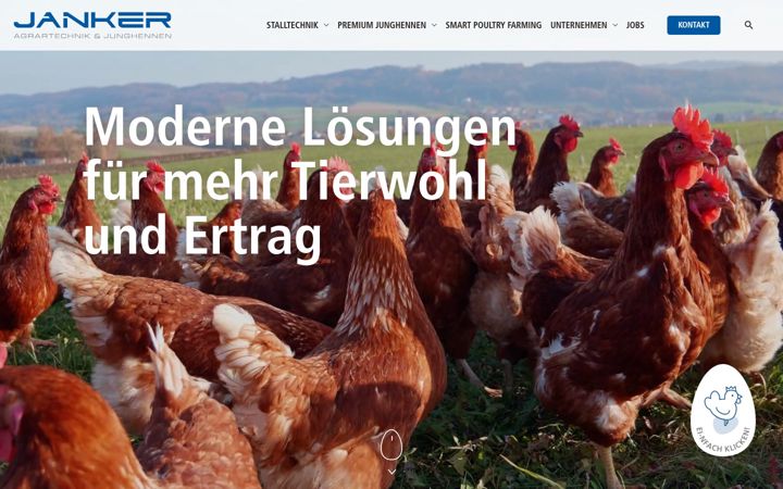 Screenshot of janker.at