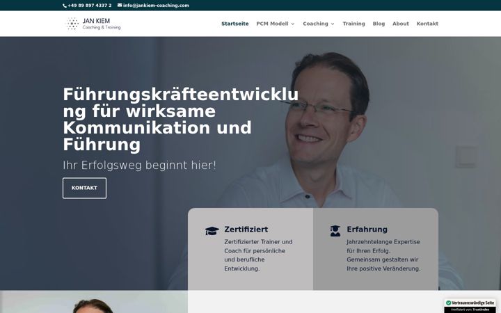 Posnetek zaslona jankiem-coaching.com