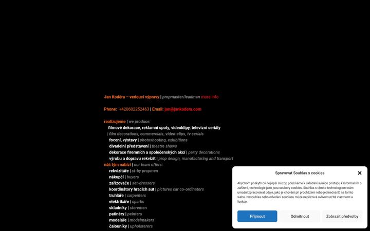 Screenshot of jankodera.com