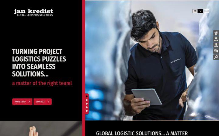 Screenshot of jankrediet.com
