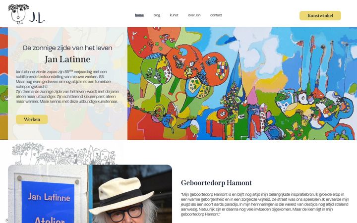 Screenshot of janlatinne.com