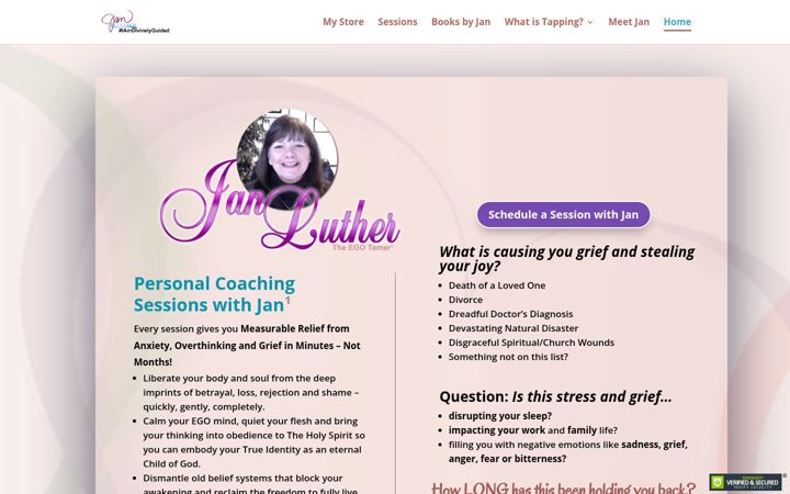 Screenshot of janluther.com