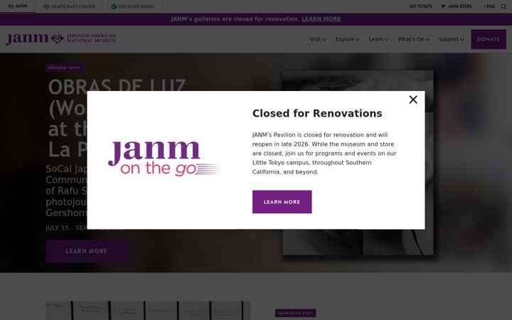 Screenshot of janm.org