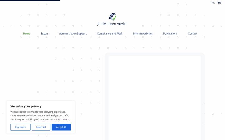 Screenshot of janmoorenadvies.nl