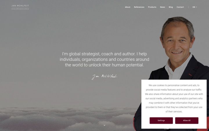 Screenshot of janmuhlfeit.com