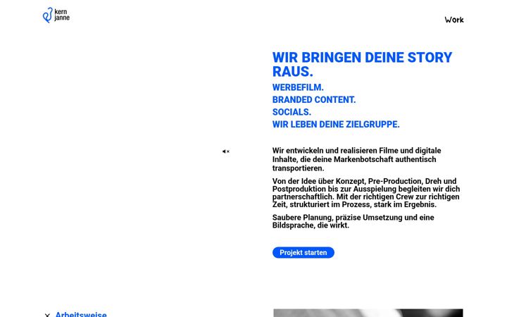 Screenshot of jannekern.de