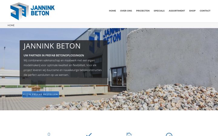 Screenshot of janninkbeton.nl
