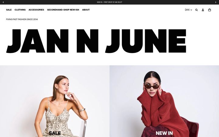 Screenshot of jannjune.com