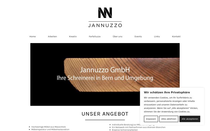 Screenshot of jannuzzo.ch