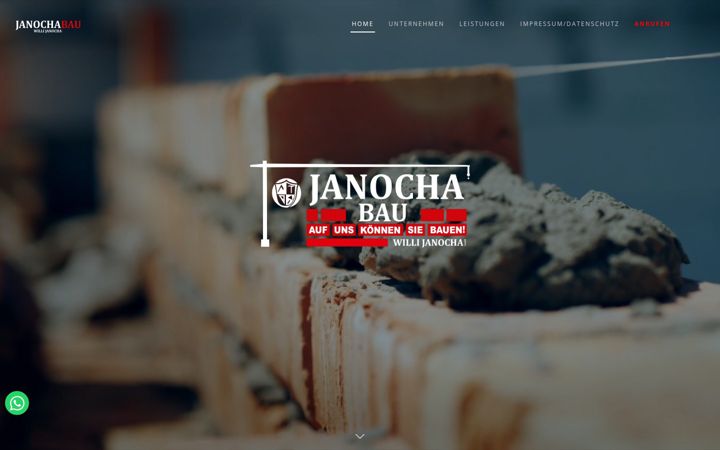 Screenshot of janochabau.de