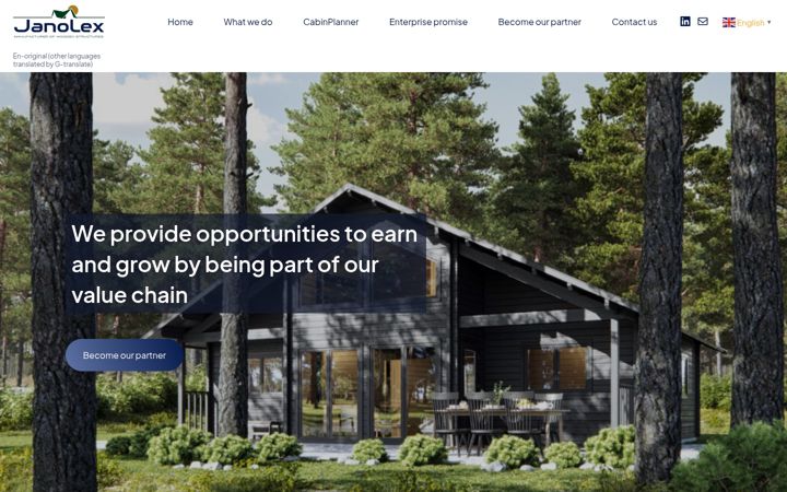 Screenshot of janolex.com