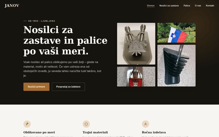 Snímek obrazovky janov.si