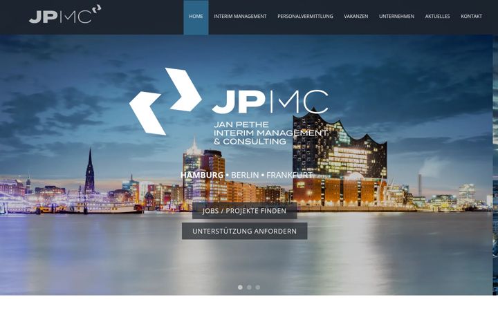 Screenshot of janpethe.com